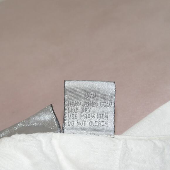 Spiegel White Linen Boho A-Line Midi Skirt - Picture 6 of 6